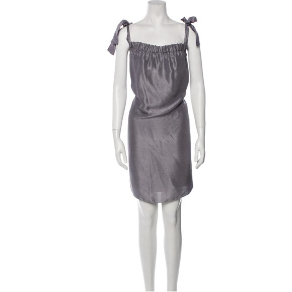 AZEEZA Square Neckline Mini Dress Size: S - Picture 2 of 6